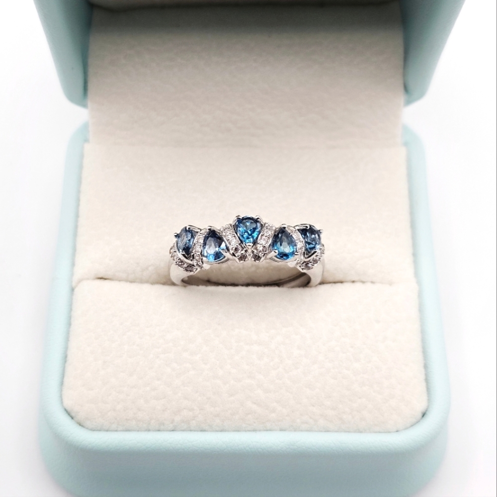 Blue Topaz Ring